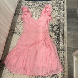 Pink Ruffled Dress